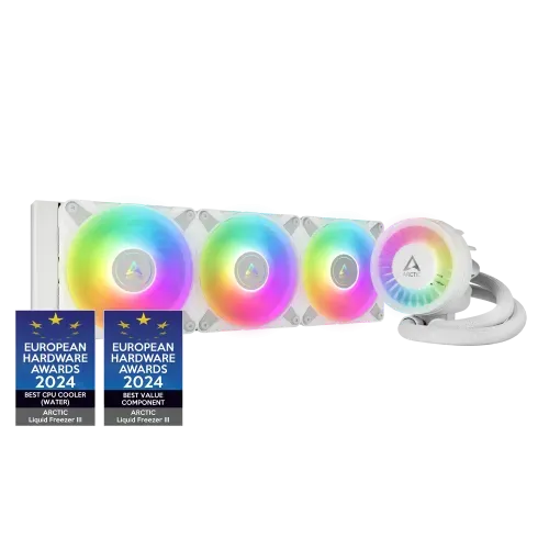 Arctic Liquid Freezer III 360MM ARGB Liquid CPU Cooler White